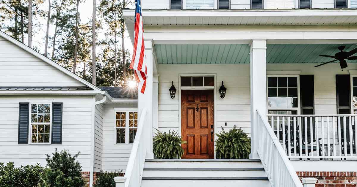 Haint Blue Porch Southern Home
